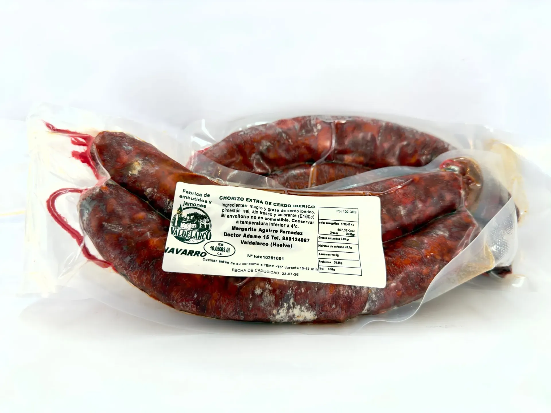 Chorizo Rojo Los Navarros (Pack 2 Uds.)