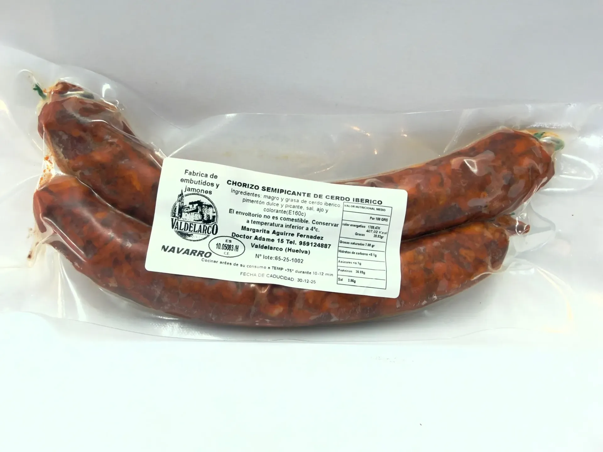 Chorizo Semi-Pi (Pack 2 Uds.)