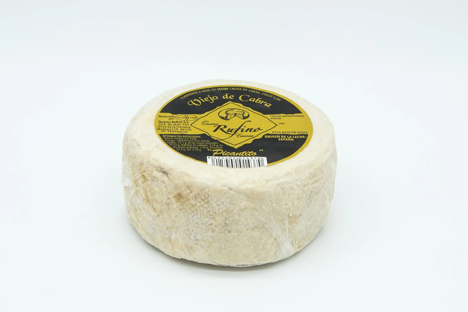 Queso Rufino Picantito Grande (0,900 - 1 kg)